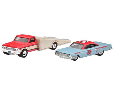 Mattel Hot Wheels Scale Team Transport U Case Impala Chevy Lamp 164 "'61 & '72 Truck" [Item]