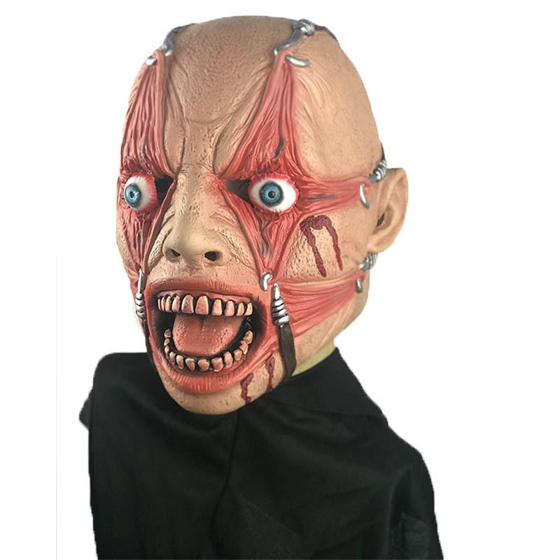Chainsaw Massacre Pig Head Halloween Mask - Texas Killer Animal Costume Prop