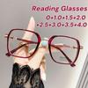 High-end High-definition Women's Full Frame Reading Glasses Blue Light Blocking Far Sight Eyewear Ultra Light Ladies Eyeglasses