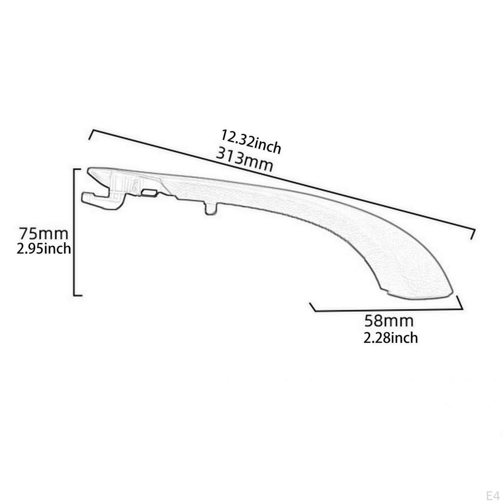 Car Interior Door Handle Pull Cover Replacement Spare Parts for X3 X4