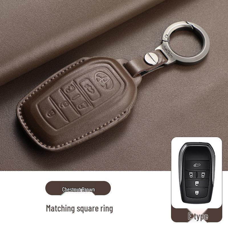 Compatible Leather Key Case for Toyota Sienna, Alphard, Granvia