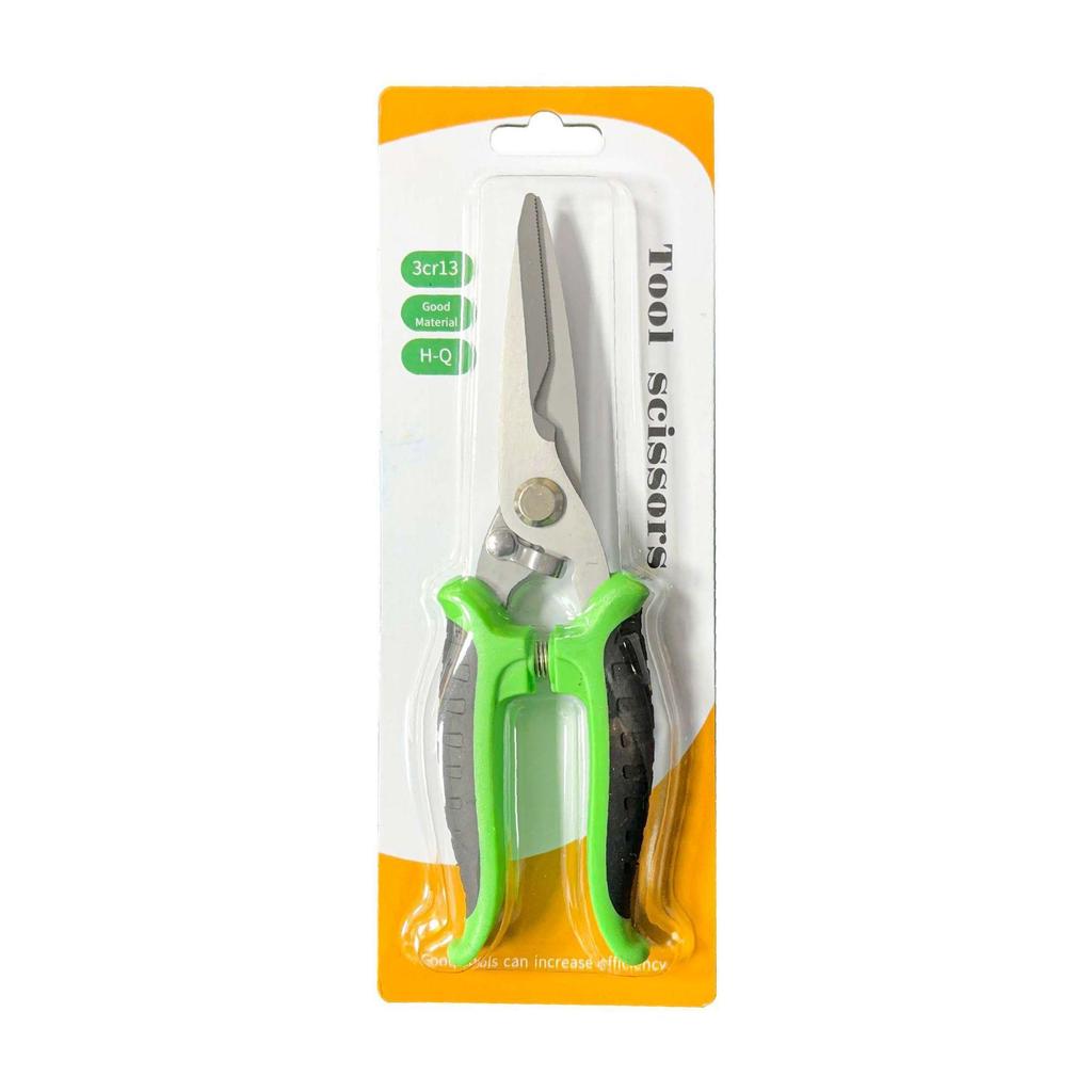 Industrial Grade Stainless Steel Electrician Scissors - 7/8 Inch Tin Snips for Aluminum & Composite Panels