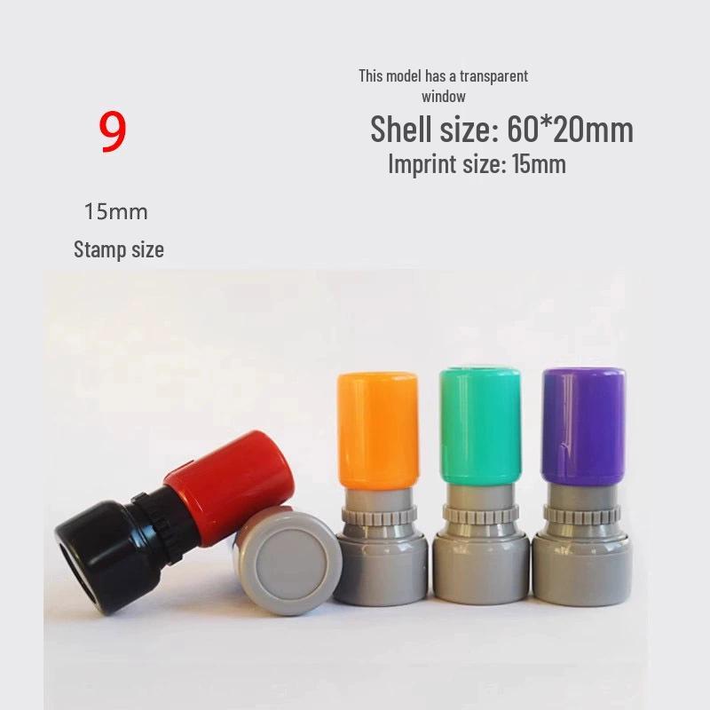 Lichtempfindliches Stempelset: Zahlen 0-9 zum Markieren & Journaling