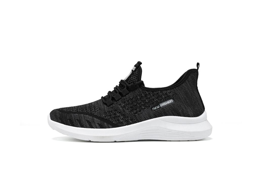 Shoes Men's 2025 New Trendy Shoes Soft-soled Running Shoes Flying Woven Air Cushion Men's Shoes Casual Sports Shoes Men's