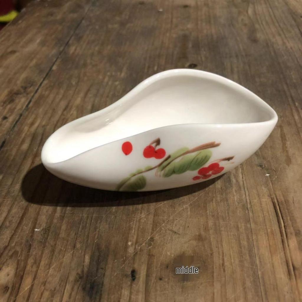 White and Blue Porcelain Tea Scoop - Gongfu Tea Ceremony Accessory
