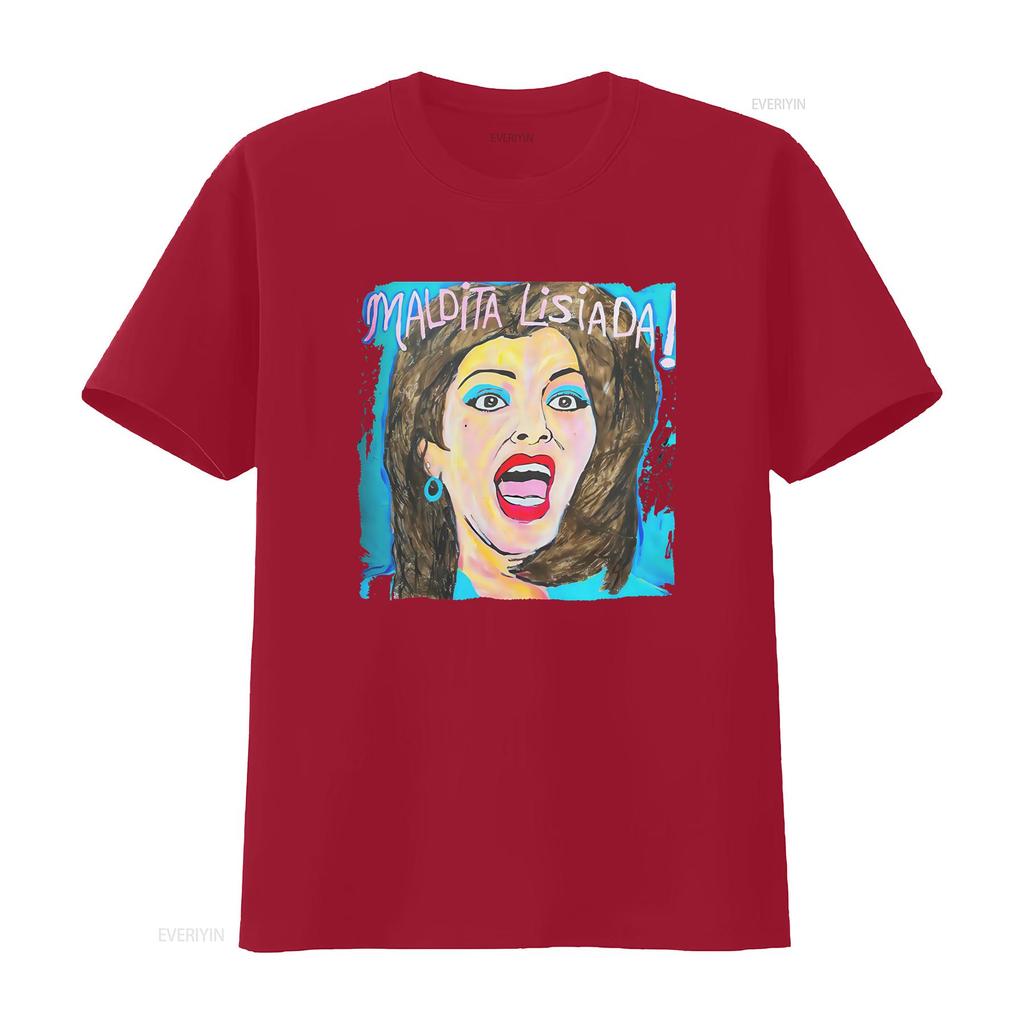 Soraya Montenegro T-Shirt Maldita Lisiada Design Maria La Del Barrio Inspiriert Itati Cantoral Thalia Tribut Mexikanisch Vintage