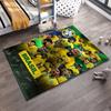 Tappeto Squadra di Calcio del Brasile con Firme e Design Giallo-Verde Adatto per l'uso come antiscivolo per soggiorno camera da letto divani