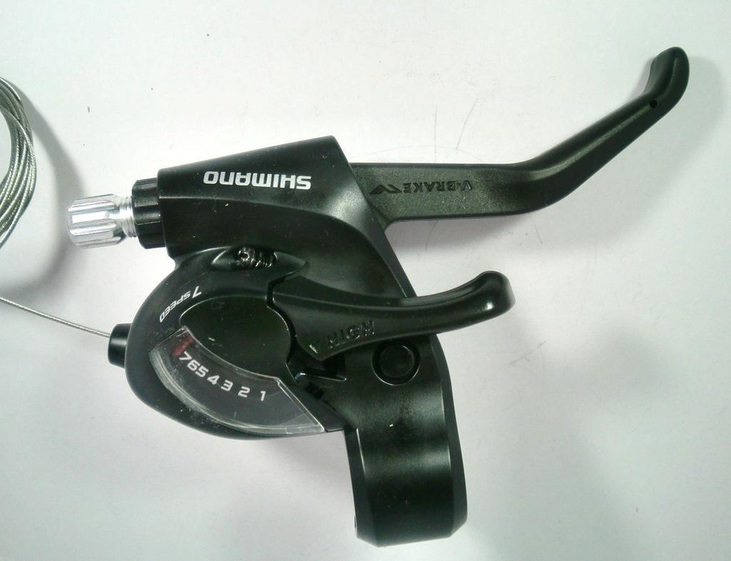 Shimano Shift Lever 3x7 Speed Left and Right Set Black 934 ST-EF41 7R/L 2-Finger
