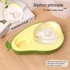 Avocado Shape Pet Feeding Water Bowl Multi-functional Dog Food Container  For Dogs and Cats