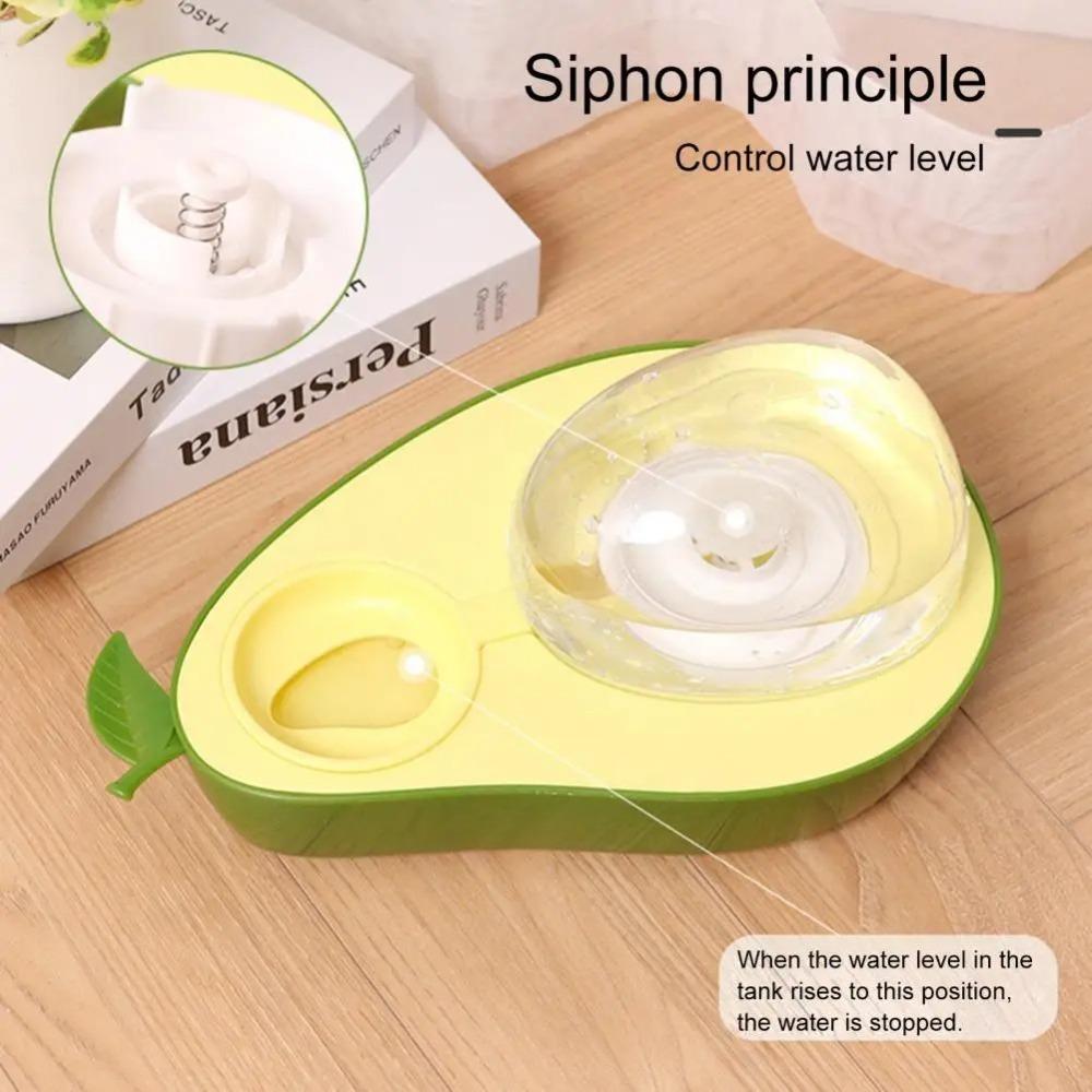 Avocado Shape Pet Feeding Water Bowl Multi-functional Dog Food Container  For Dogs and Cats
