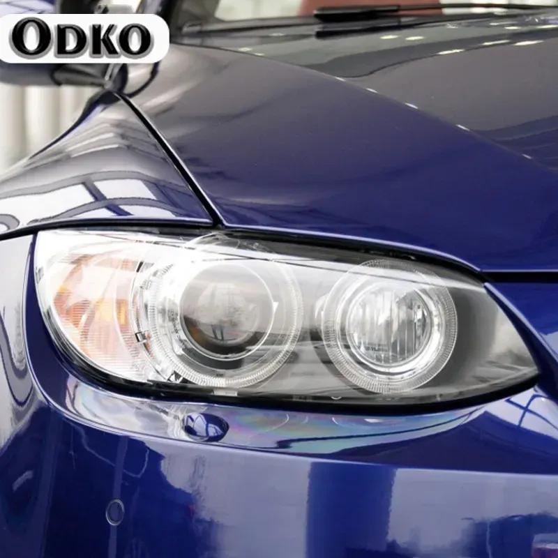 Kouřová černá ochranná fólie na světlomety auta Průhledná TPU samolepka na přední světla pro BMW M3 E90 E92 E93 2007-2013 Příslušenství