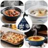 2 Pcs Heat-Resistant Triangular Silicone Pot Lid Handle Cover with Cute Cat Design, Non-Slip Gripper for Kitchen, Oven, BBQ