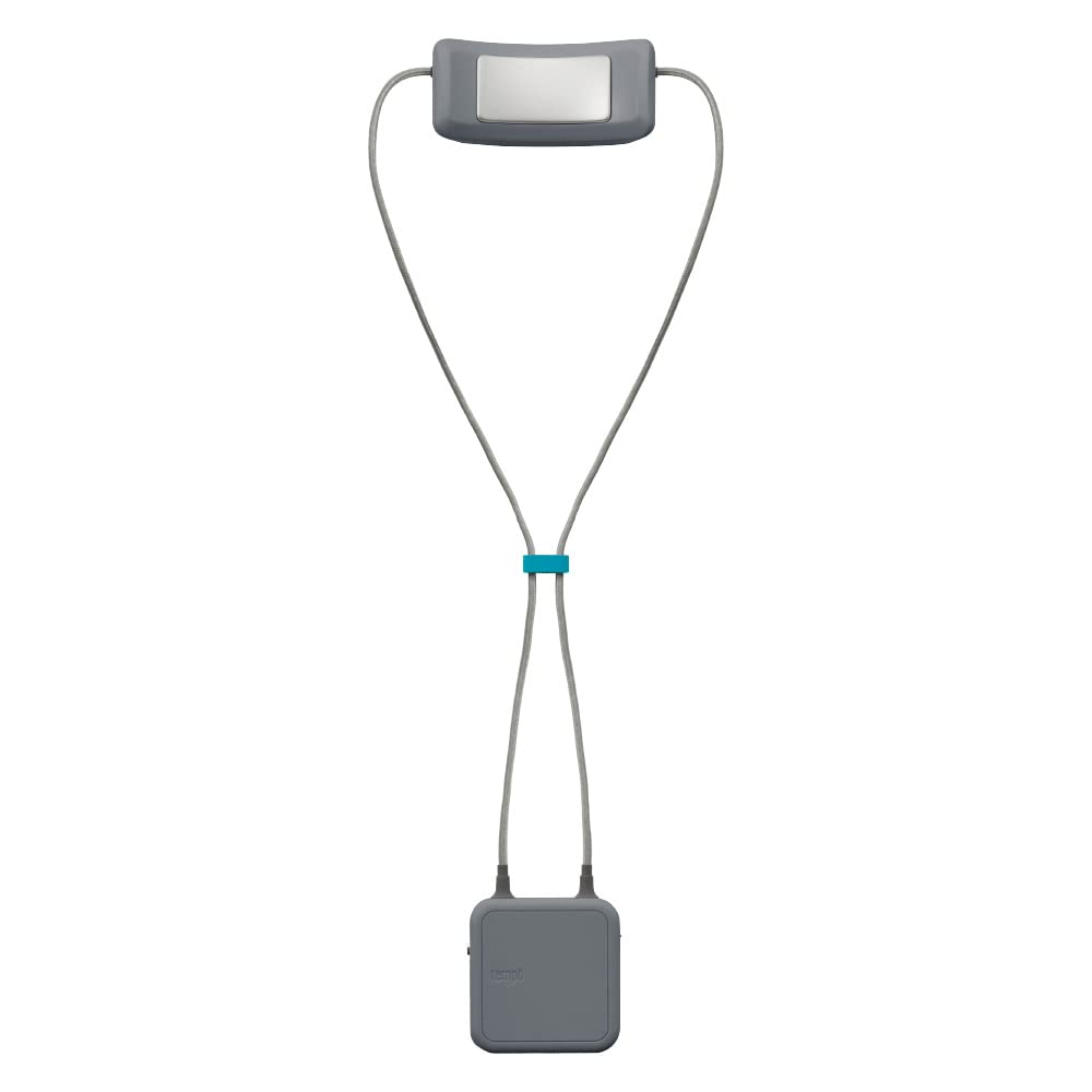 Doshisha Tempo LOOP Cool & Hot Device, Dual Power Source (Rechargeable/USB), Misty Gray