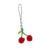Anti Lost Summer Cherry Pendant Beaded Cherry Phone Lanyard Y2K Mobile Phone Charms  Jewelry Gift