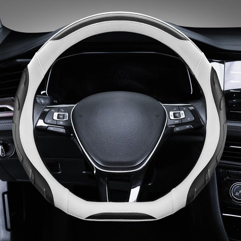 

Прочный Модный И Кожаный Чехол на Руль из Углеродного Волокна Для Сезонов StyleJ,DShape