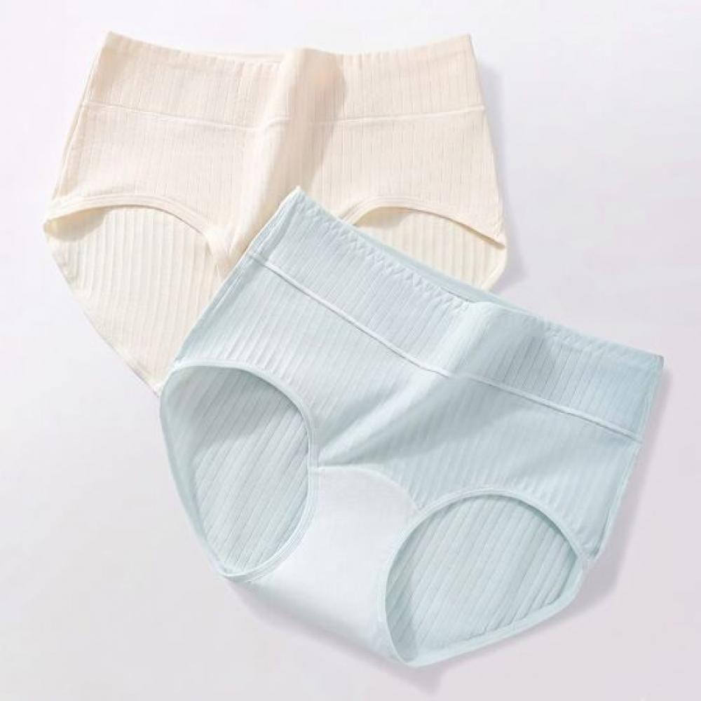 Navava Women High Waist Cotton Stretch Panties 6p Set