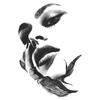 Fun-b35 Beauty Bedroom Living Room Home Background Decoration Wall Stickers Self-adhesive