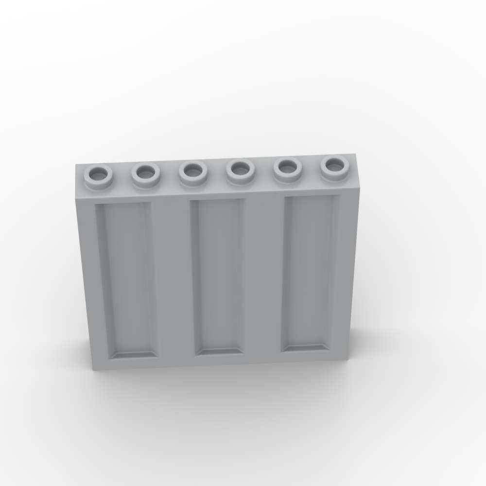 

Non-Toxic Moc 1Pcs 23405 Panel 1X6X5 Building Blocks With Corrugated Profile Board Bricks Particle Puzzle Toy Children Birthday Kid Gifts