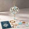 Zodiac Sign Craft Kit 12 Blessing Beaded Ornament DIY Kit, Beginner Friendly Handcrafted Spiritual Wall Decor Beading Set, Hanging Pendant,