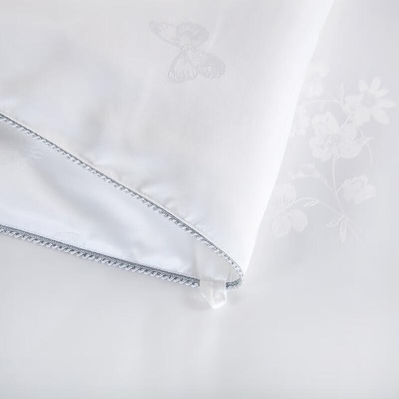 All-Season Jacquard Mulberry Silk Blend Quilt