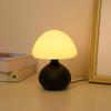 Modern Minimalist Mushroom Table Lamp Three Color Switching Infinite Dimming LED Atmosphere Lamp for Home Bedroom Bedside Decor
