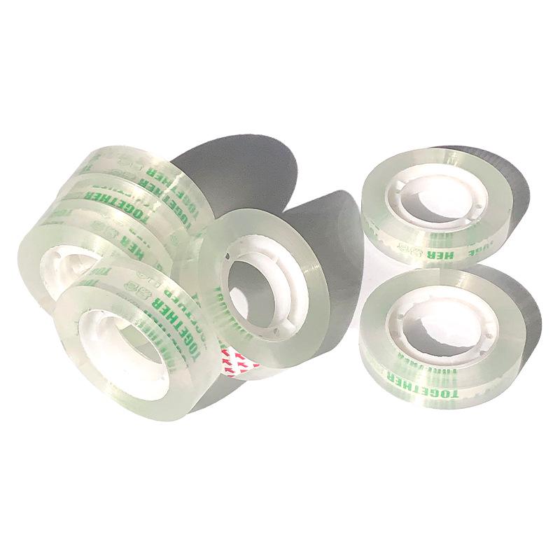 Small Transparent Tape for Office & Art, 0.8/1.8cm, Ideal for Students & Crafts.