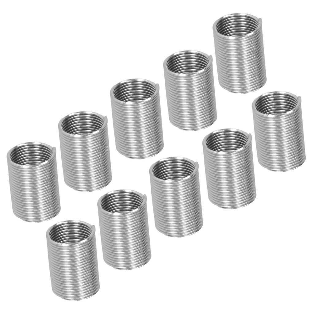 20Pcs Thread Repair M14 X 1.25 Spiral Circle Insert Reducer Nut Threaded Expand Socket Set2.5D