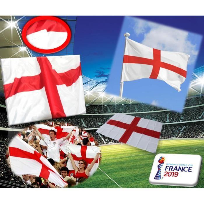 Drapeau - PHONILLICO - Angleterre - 60 x 90 cm - 100% Polyester - Supporter Football
