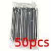 50/100/200PCS Black Disposable Plastic Straight Mouth Straw Solid Color Fine Straw Used For Cocktails Juices Beverages Coffee