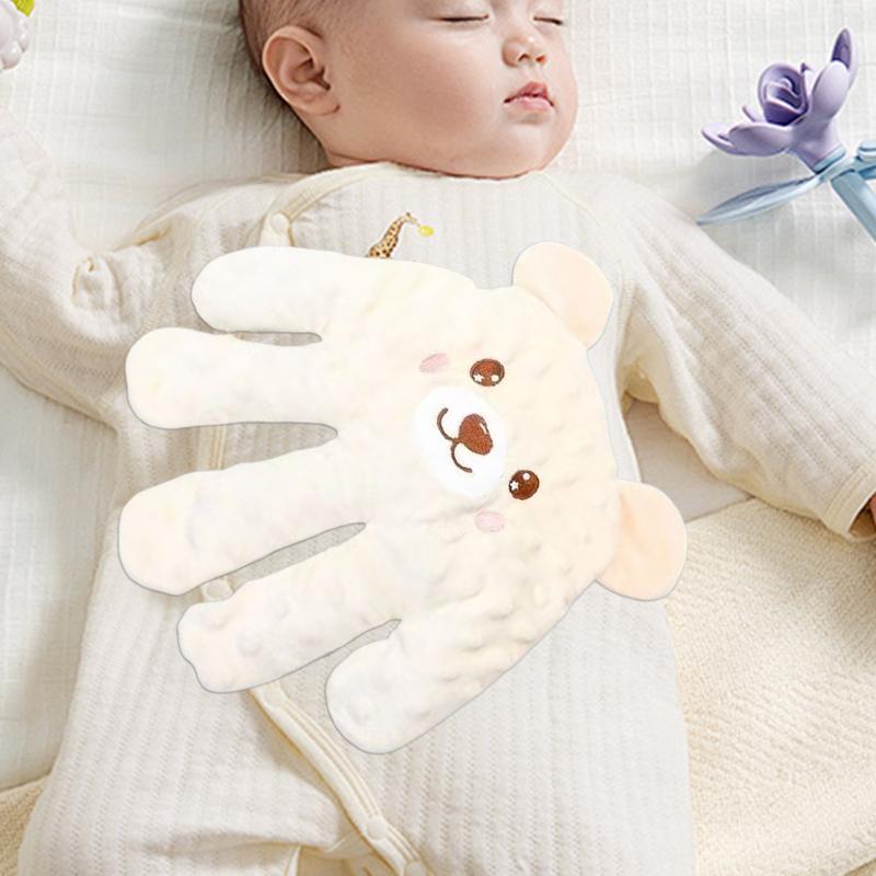 Baby Patting Sleeping Toy Baby Sleep Pillow Baby Electric Soothing Palm Sleep Pillow Cute Dolls Cartoon Animal Sleep Aid Startle