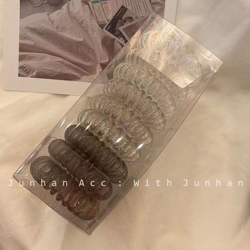 9 cepli telefon hattı, saç tokası degradesi, kız gibi kalpli kravatlı saç, yeni ip ve deri bantlı saç aksesuarları