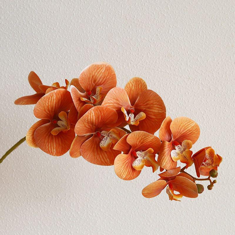 Bionic Phalaenopsis Orchid Artificial Flower Arrangement for Living Room or Coffee Table