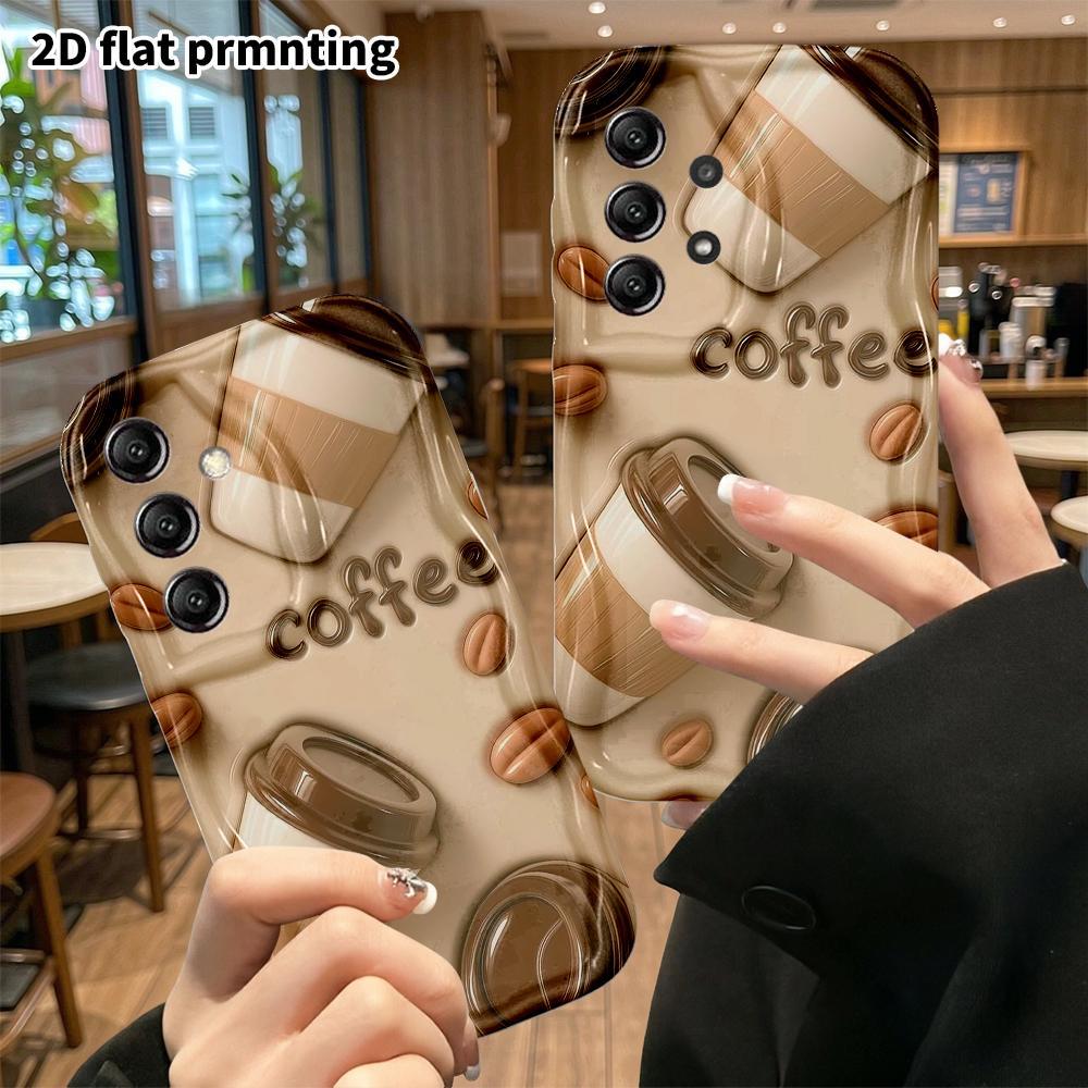 Phone Case: 2D flat design, suitable for Samsung Galaxy A34 A35 M05 M06 S20 S22 S21 FE Plus 5G protective case, light beige base color, perfect Christ