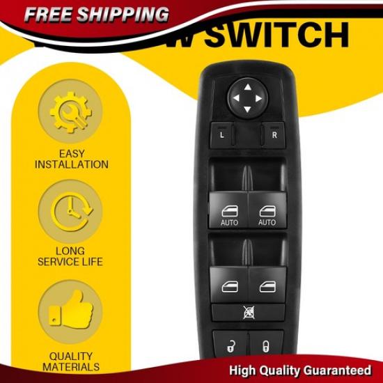 Front Left Side Master Main Power Window Switch For Jeep Cherokee 2014-2017 SUV