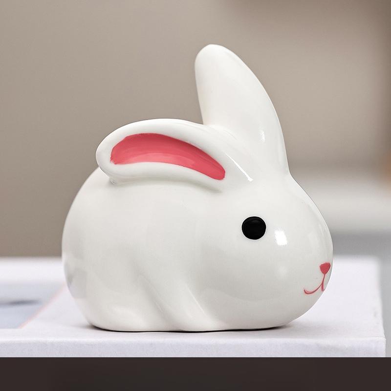 Cute Nordic Rabbit Puppy Small Ornament Style Ornament Literary Small Fresh Desktop Ornament