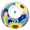 Waza no Kura Kutani Ware Rice Bowl with Sunflower Design, Ceramic, Luxury Brand, Japanese Tableware, Perfect Gift for 70th Birthday