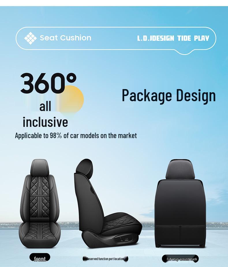 Faux Leather Car Seat Covers for Bluebird Sylphy Classic, Qashqai, Tiida Sun