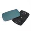 BMW E46 Rearview Mirror Lens, Reversing Blue, Part Numbers 51168250437, 51168250438