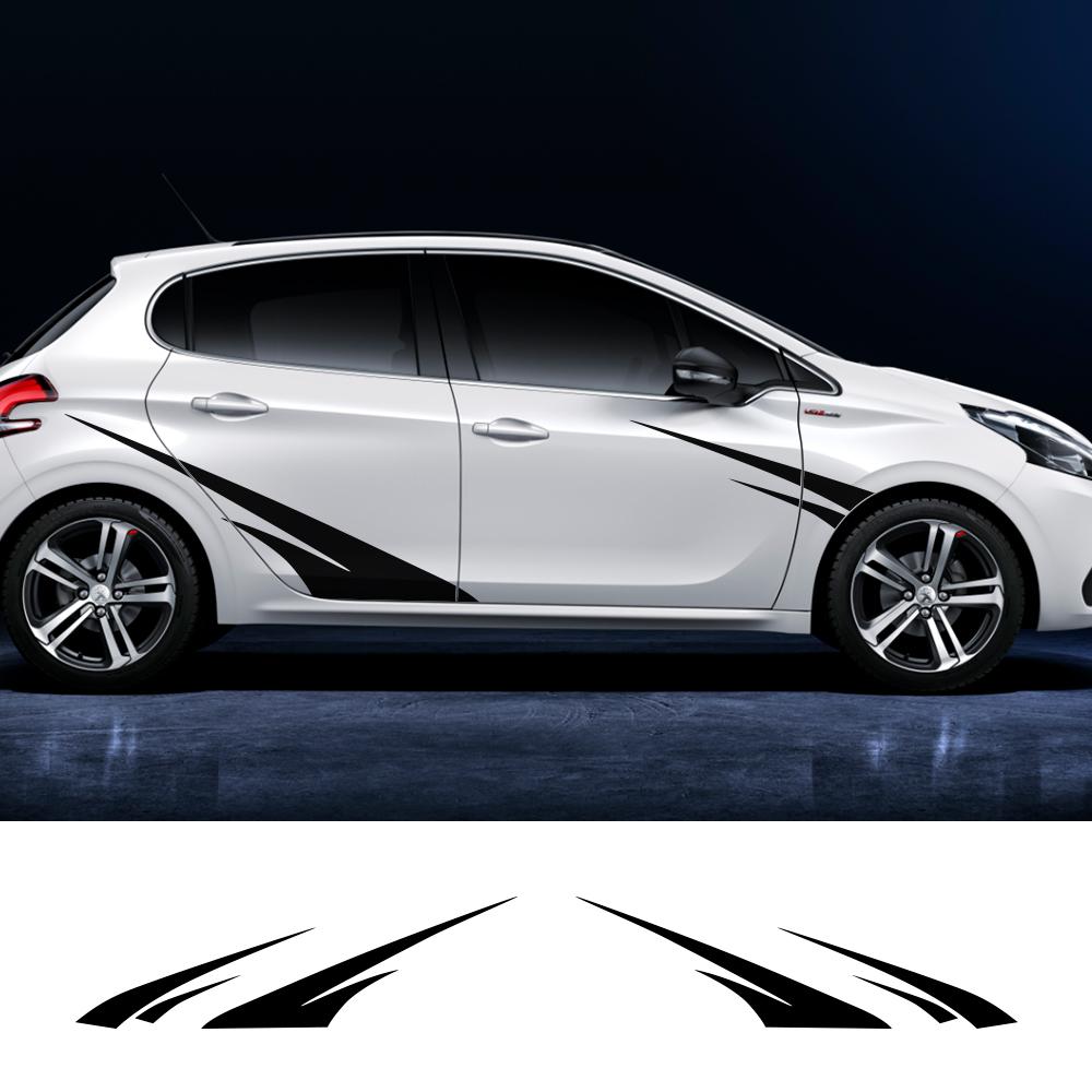 Car Body Vinyl Stickers For Peugeot 307 206 308 407 207 3008 208 508 2008 301 408 607 4008 5008 Auto Decor Decals Accessories ENH5