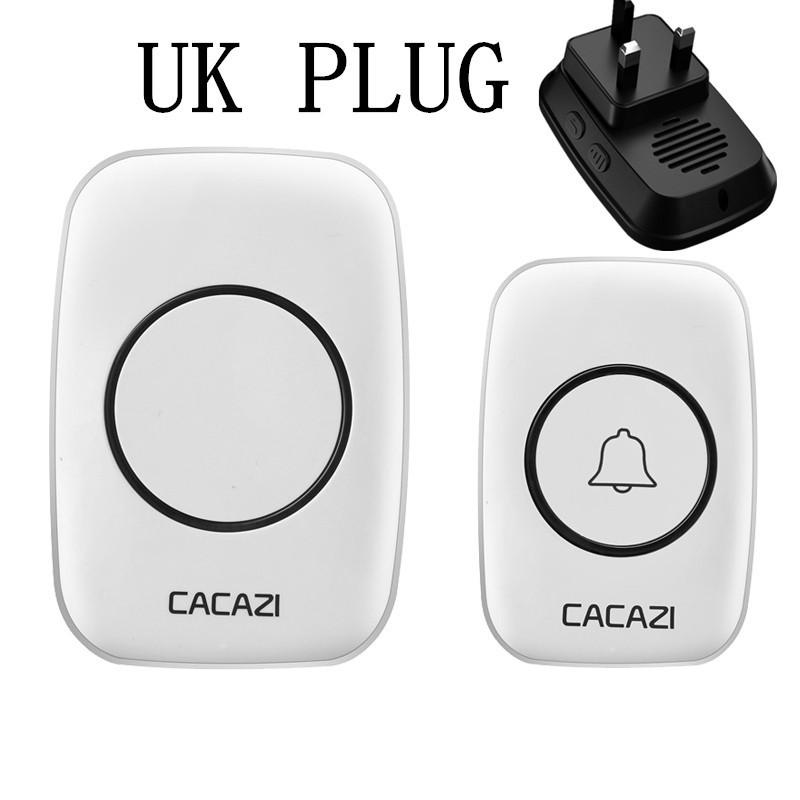 A10 Europäischer & Britischer Standard Drahtlose Intelligente Türklingel und Langreichweiten-Musikpager für ältere Menschen