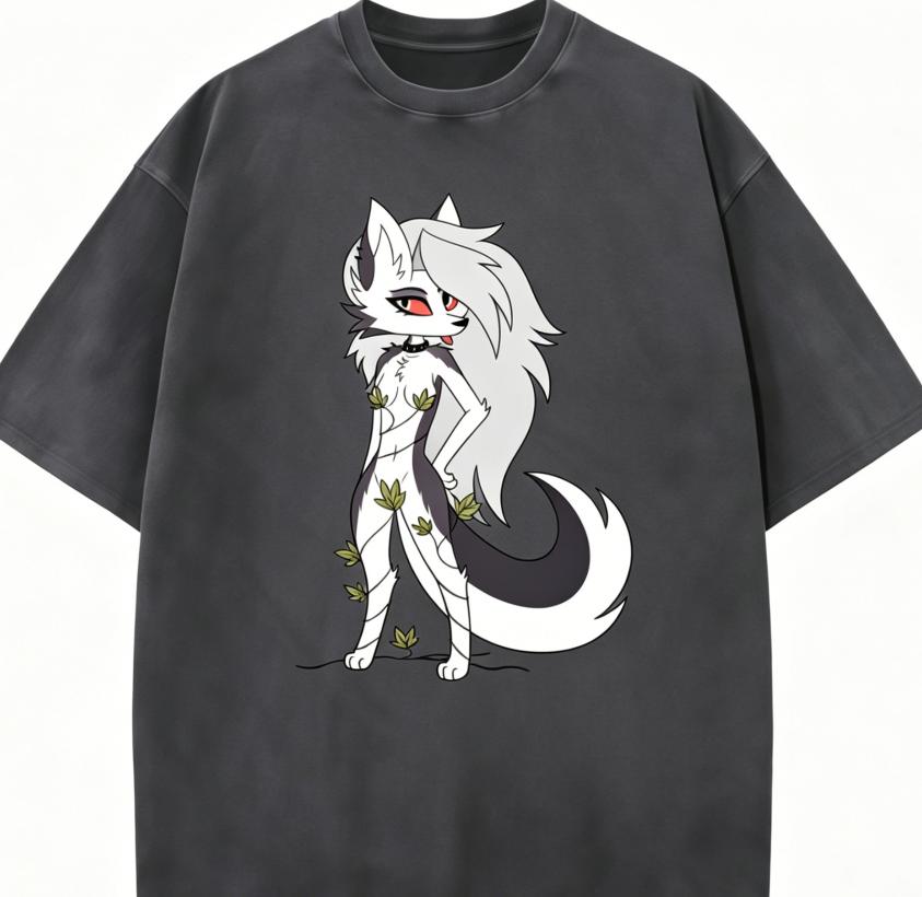 Helluva Loona Anime Milovník Praná Tričko Celoroční oblečení vysoká kvalita osobnost Oblečení Velikost Plus Unisex Nový Model Pár triček