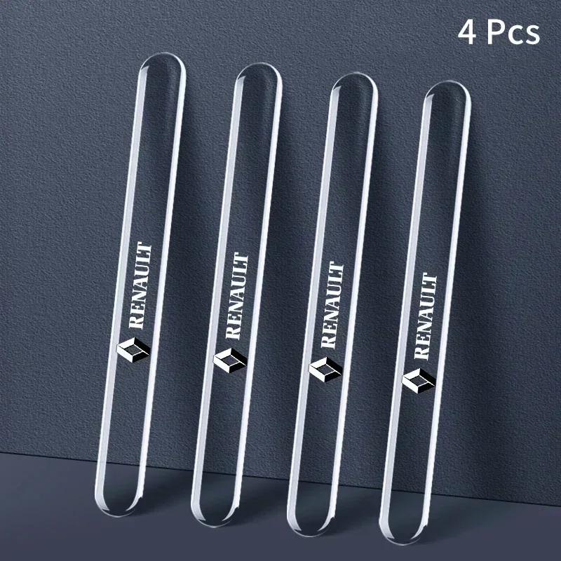 Clear Car Door Edge Protective Stickers Anti-Collision Strip For Renault Kangoo 2 Koleos 1 Modus Kadjar Captur Megane 1 2 3 4 S444