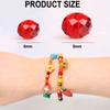 84pcs Czech Faceted Rondelle Beads 8mm AAA Crystal Glass Loose Spacer Beads for DIY Jewelry Bracelet Craft Making Supplies