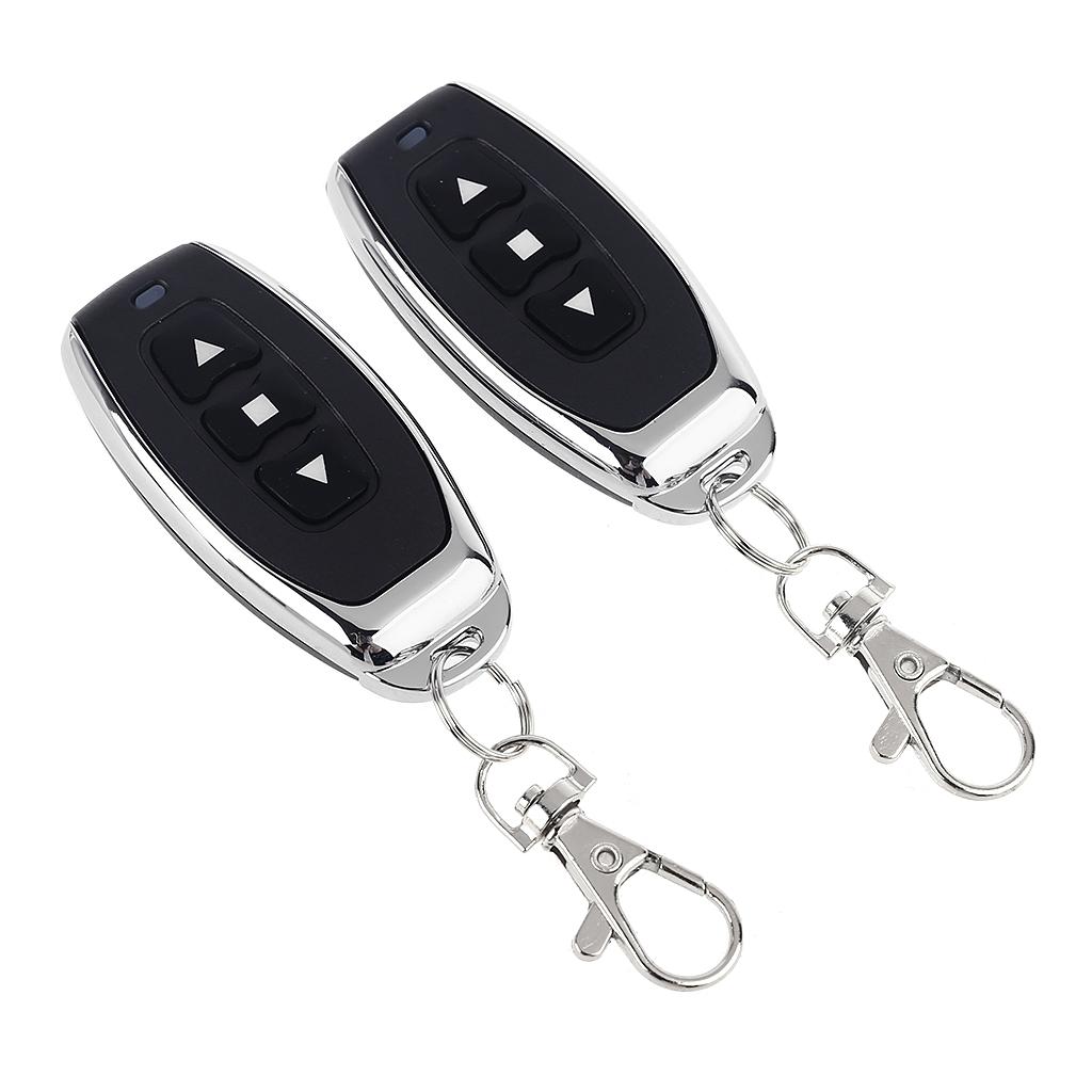 RF Remote DC12V/24V/36/48V 3 Channel Universal Remote Control for Garage Door Motor Relay Receiver and Transmitter