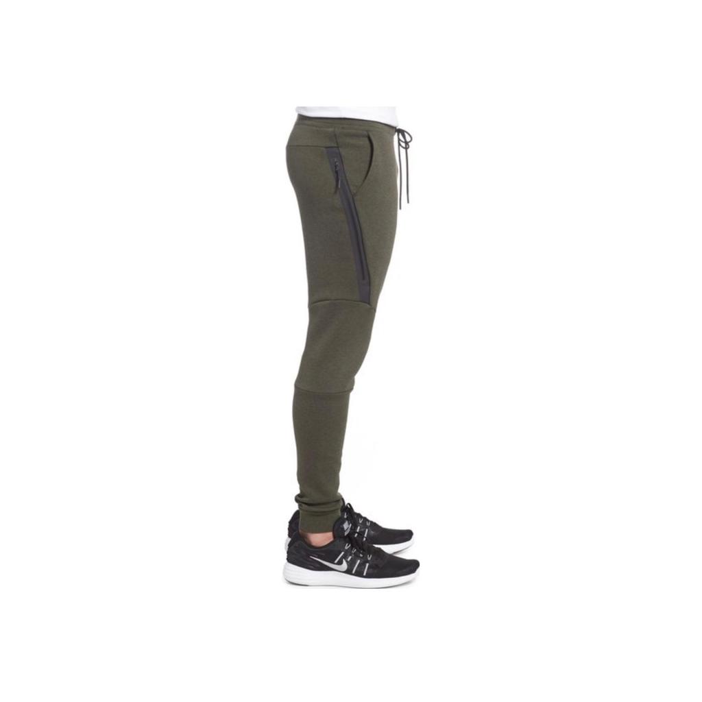 Nike Sportswear Tech Fleece Running Training Tapered Pants Men Pants Military-Green 805163-222