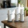 Metal Cup Rack Large Capacity Single Layer Cup Storage Shelf Hollow Out Design Double Layer Kitchen Paper Cup Holder