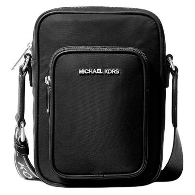 Khai Logo Design Nylon Crossbody Shoulder Bag Unisex Bags Black 35T5S5FC5C-BLACK