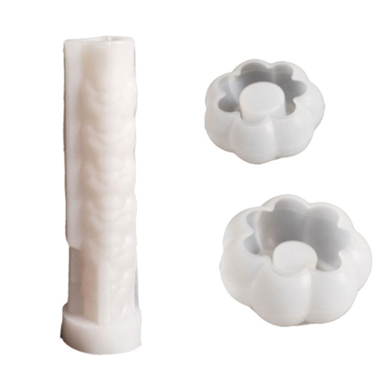 Pumpkins Candle Holder Molds Silicone Molds Candle Molds Epoxy Resin Molds Stacked Skull Castings Molds Plasters Molds
