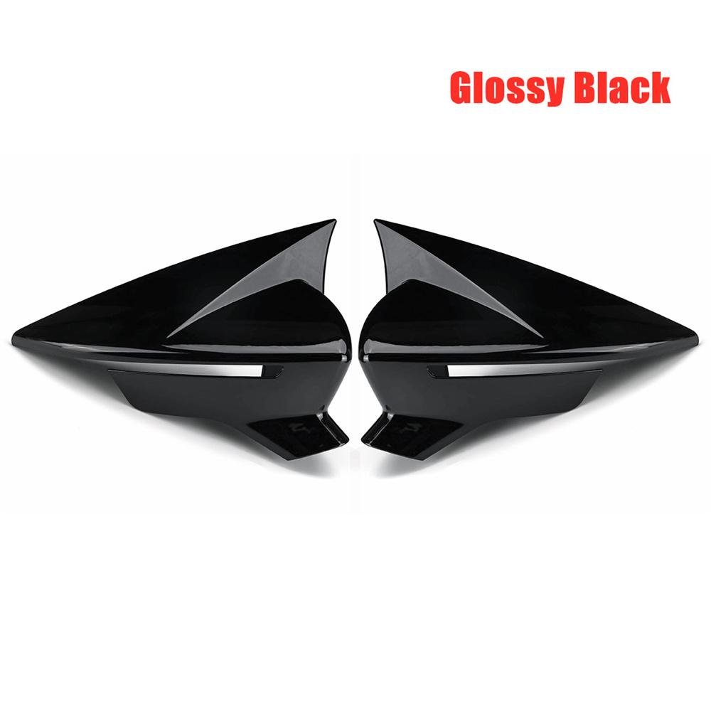 

Для Seat Leon MK3 MK3.5 5F 2 шт. глянцевая крышка зеркала заднего вида, накладка в виде ракушки, рамка Leon ST SC FR Cupra Gloss Black