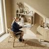 Wall-Mounted Desk, Computer Table, Fold-Down Shelf with Storage, 77 x 20 x 51 cm